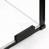 NEW TRENDY Drzwi prysznicowe przesuwne SMART BLACK 130x200 EXK-4112